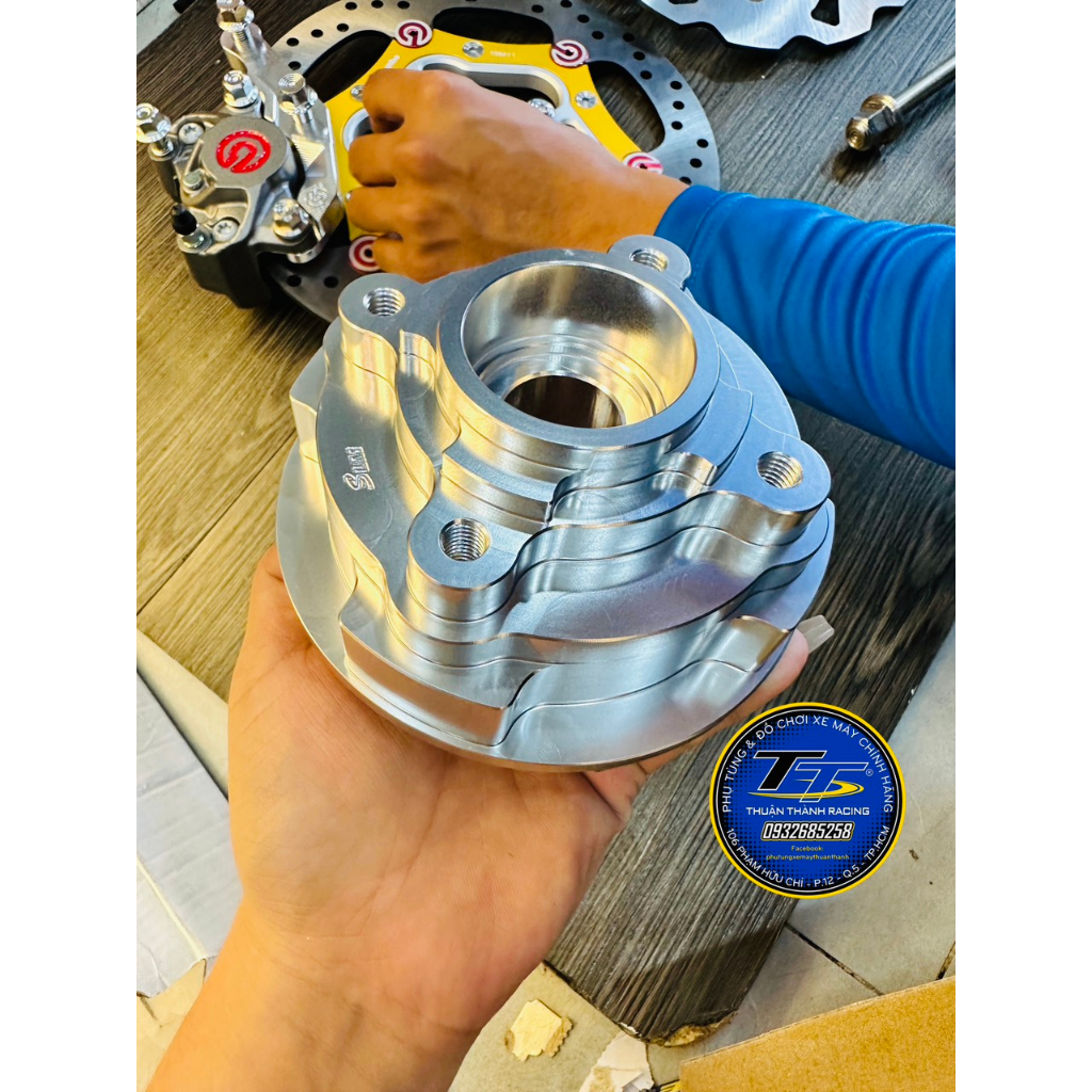 Cùi dĩa CNC Ex135 2011 / Ex150 / Ex155 xài dĩa 4 lỗ Ya