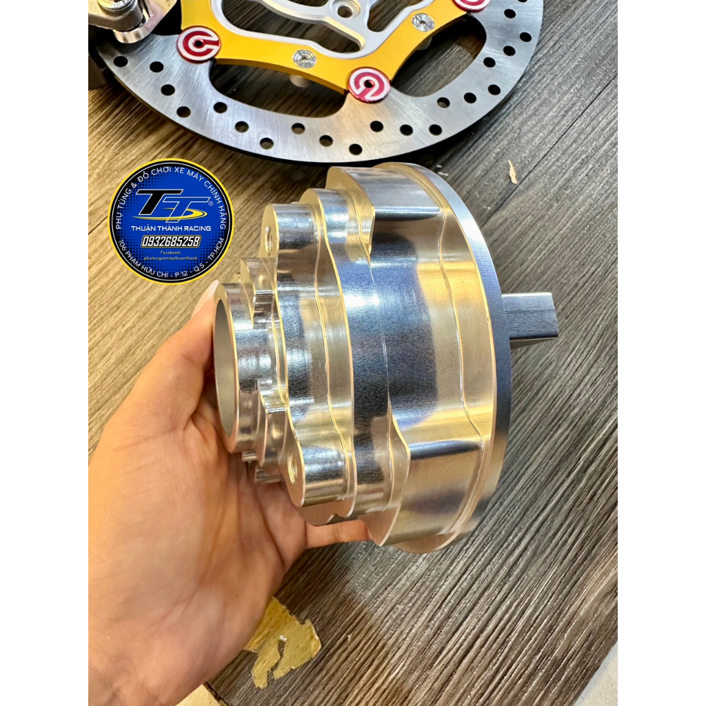 Cùi dĩa CNC Ex135 2011 / Ex150 / Ex155 xài dĩa 4 lỗ Ya