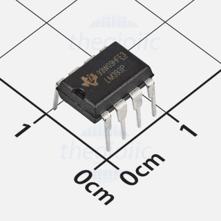 Lm393p ic dual comparator, open collector, 8-dip//4