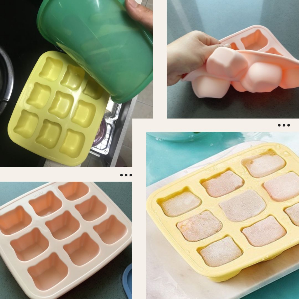 Khay trữ đông silicon KUB 9 ô x 30ml