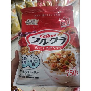 Ngũ cốc hoa quả Calbee 750gr Nhật Bản date 19/5/24