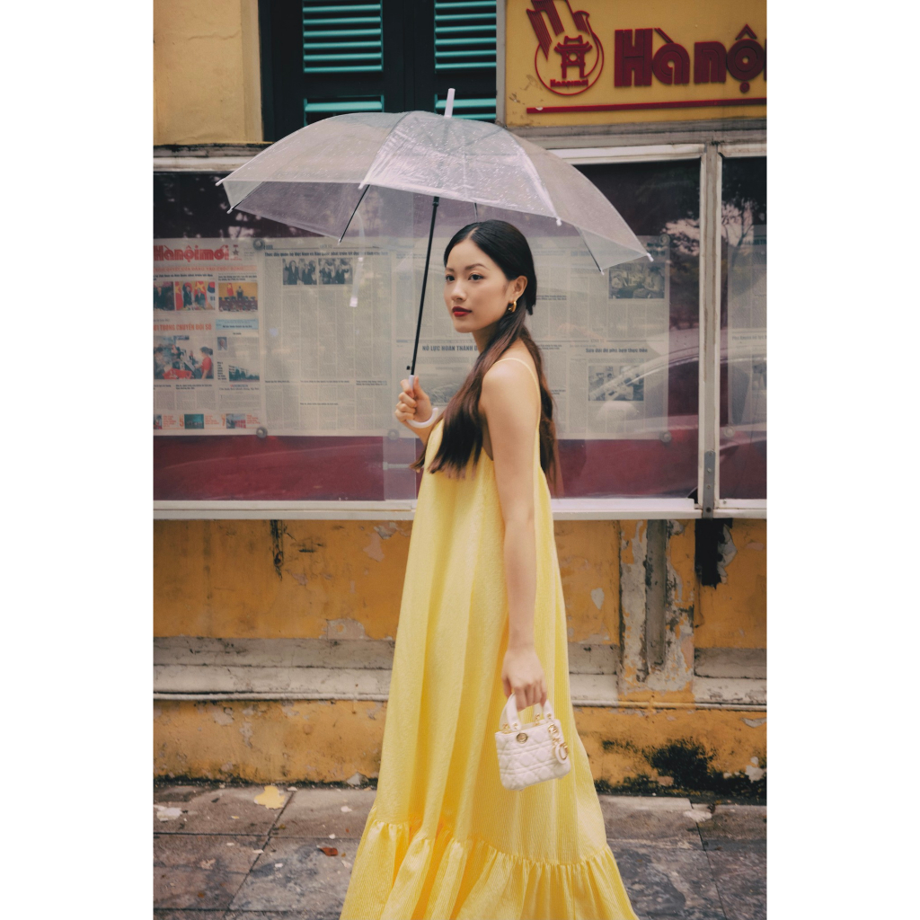 Đầm suông Poplin Maxi Dress HUONG BOUTIQUE HBV1263