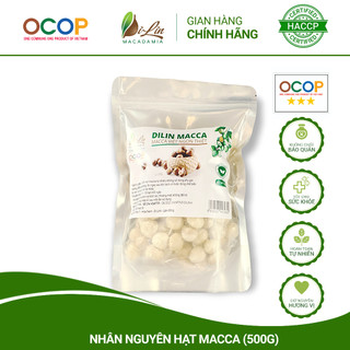 500g nhân macca sạch lâm đồng cao cấp đã sấy