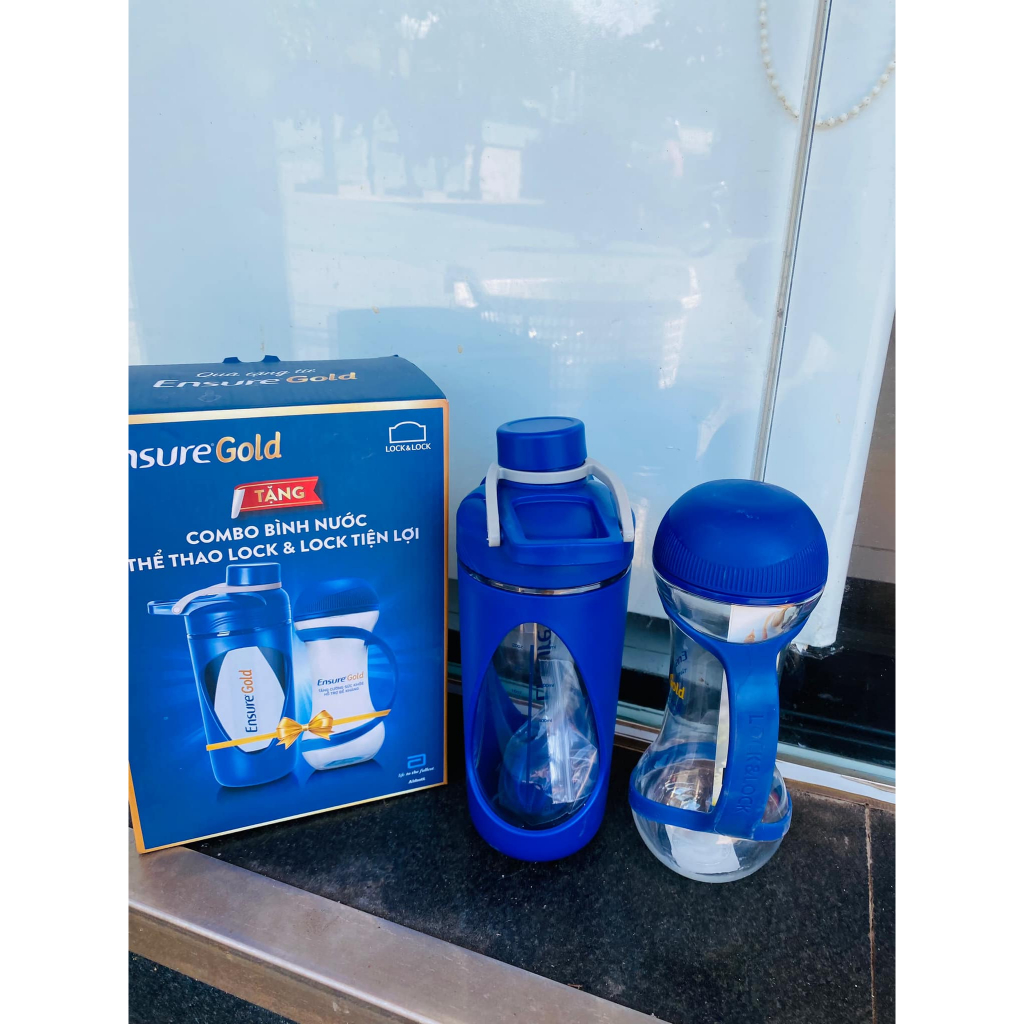 BỘ BÌNH NƯỚC THỂ THAO + BÌNH LẮC LOCK & LOCK