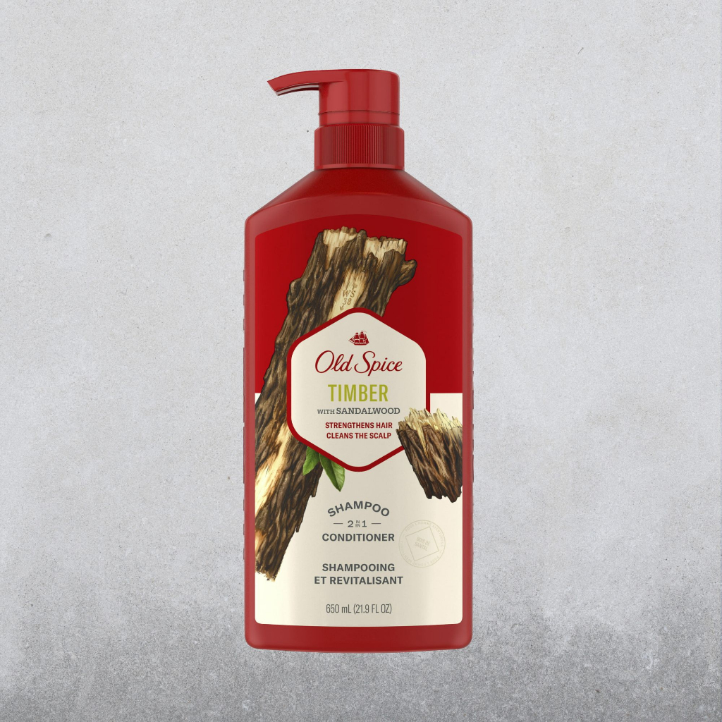 Dầu Gội & Xả 2in1 Old Spice Shampoo & Conditioner | Puresport, Timber, Bearglove, Krakengard