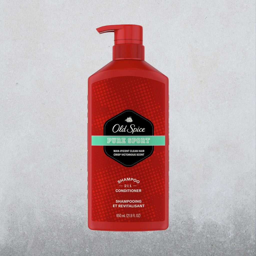 Dầu Gội & Xả 2in1 Old Spice Shampoo & Conditioner | Puresport, Timber, Bearglove, Krakengard