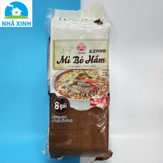 Lốc 8 gói mì bò hầm ottogi 120g