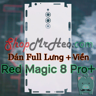 Dán dẻo ppf full sau lưng viền nubia red magic 8 pro+ - ppf 4 lớp dễ dán