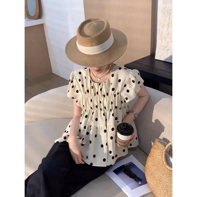 Áo babydoll phong cách hàn quốc dễ thương