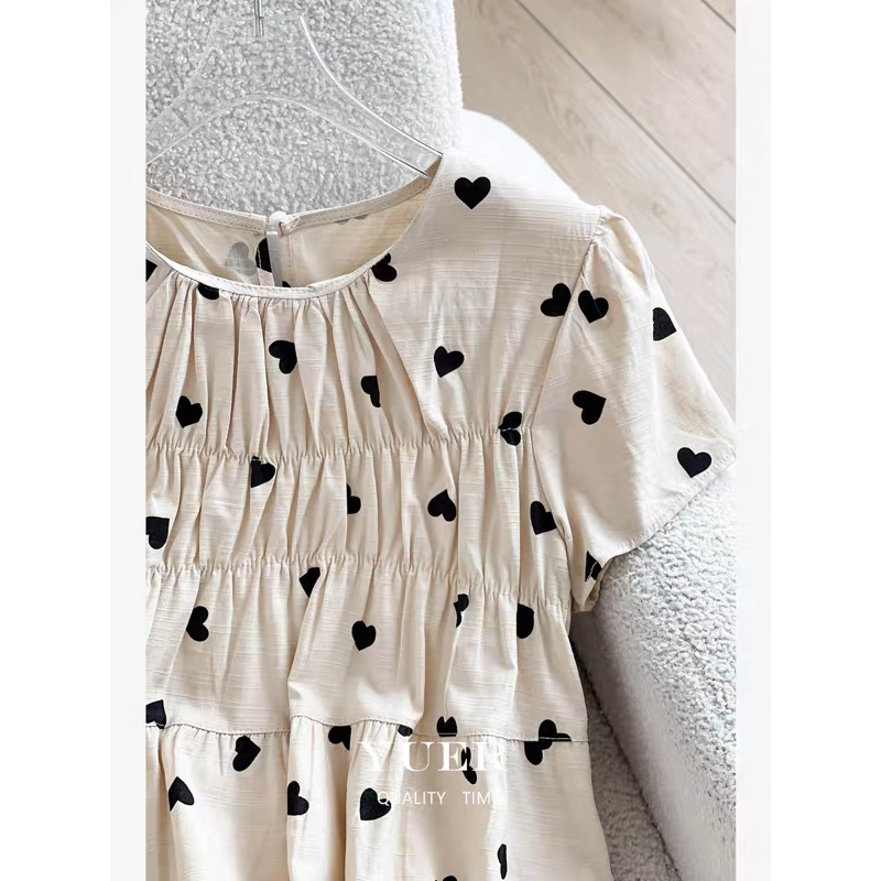 Áo babydoll phong cách hàn quốc dễ thương