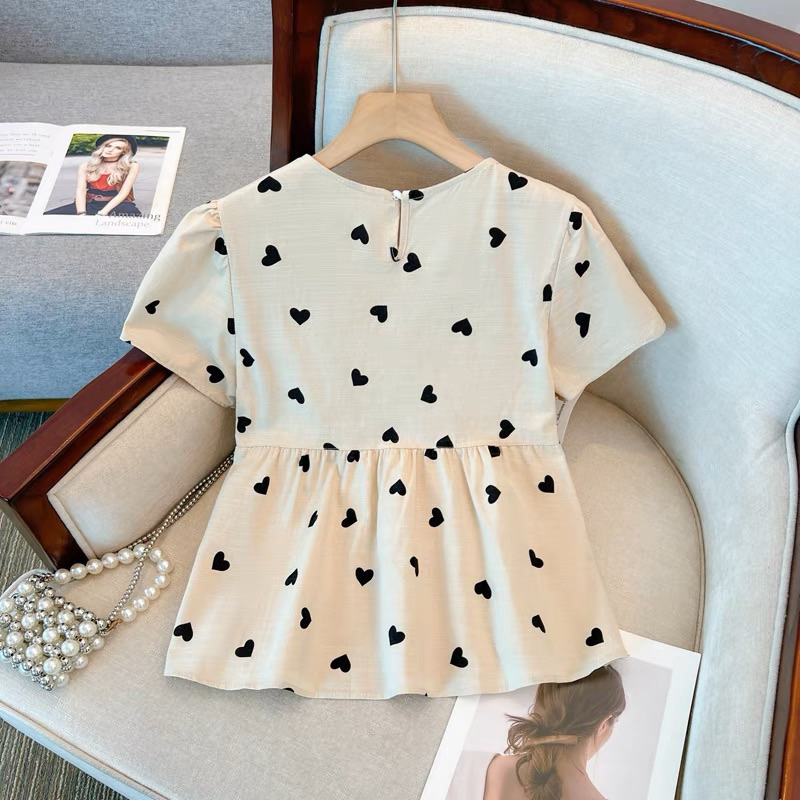 Áo babydoll phong cách hàn quốc dễ thương