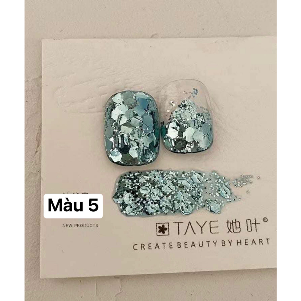 Gel nhũ pha lê hạt to hottrend trang trí móng