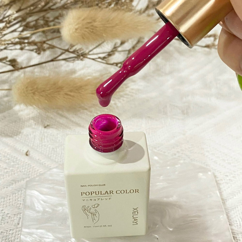 Sơn gel màu hồng dâu hót