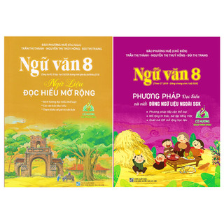 Sách - Combo 2 cuốn sách Ngữ Văn 8 - Ngữ liệu đọc hiểu mở rộng + Phương pháp đọc hiểu và viết
