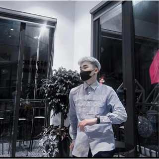 Áo sơ mi nam body dài tay họa tiết sang trọng