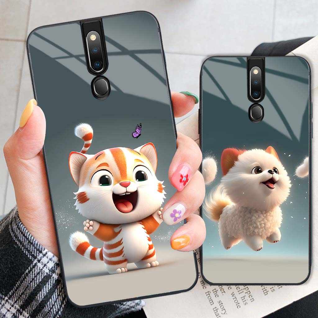 Ốp Lưng Oppo F11, F11 Pro Thiết kế bộ 12 con giáp siêu cute
