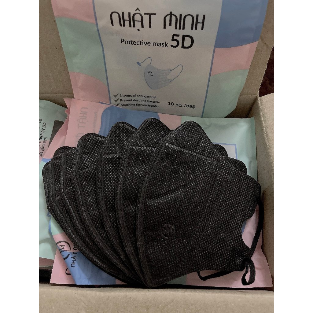 Thùng 20Gói_200Chiếc| Khẩu Trang 5D MASK DUY LINH_tiện lợi
