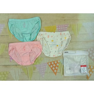 Set 3 quần chip cotton bé gái Canifa