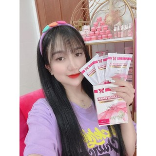 Ủ TRẮNG MẶT COLLAGEN NGỌC TRAI [3gói kèm cọ]