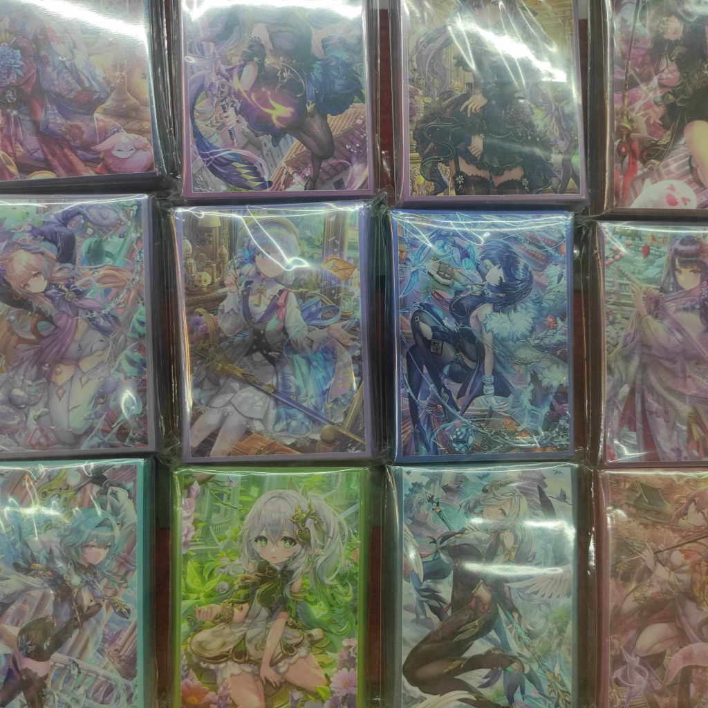 Card Sleeve Hình Nhân Vật Genshin Impact Chất Lượng Cao