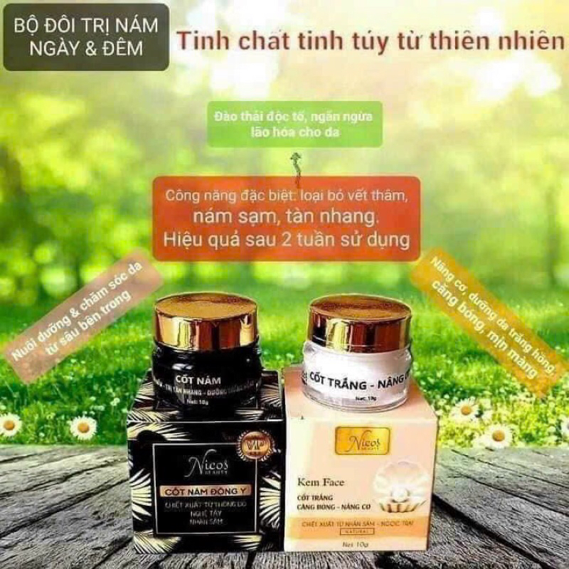 COMBO 2 FACE NICOS ĐÔNG Y CHÍNH HÃNG BAO CHECK MÃ