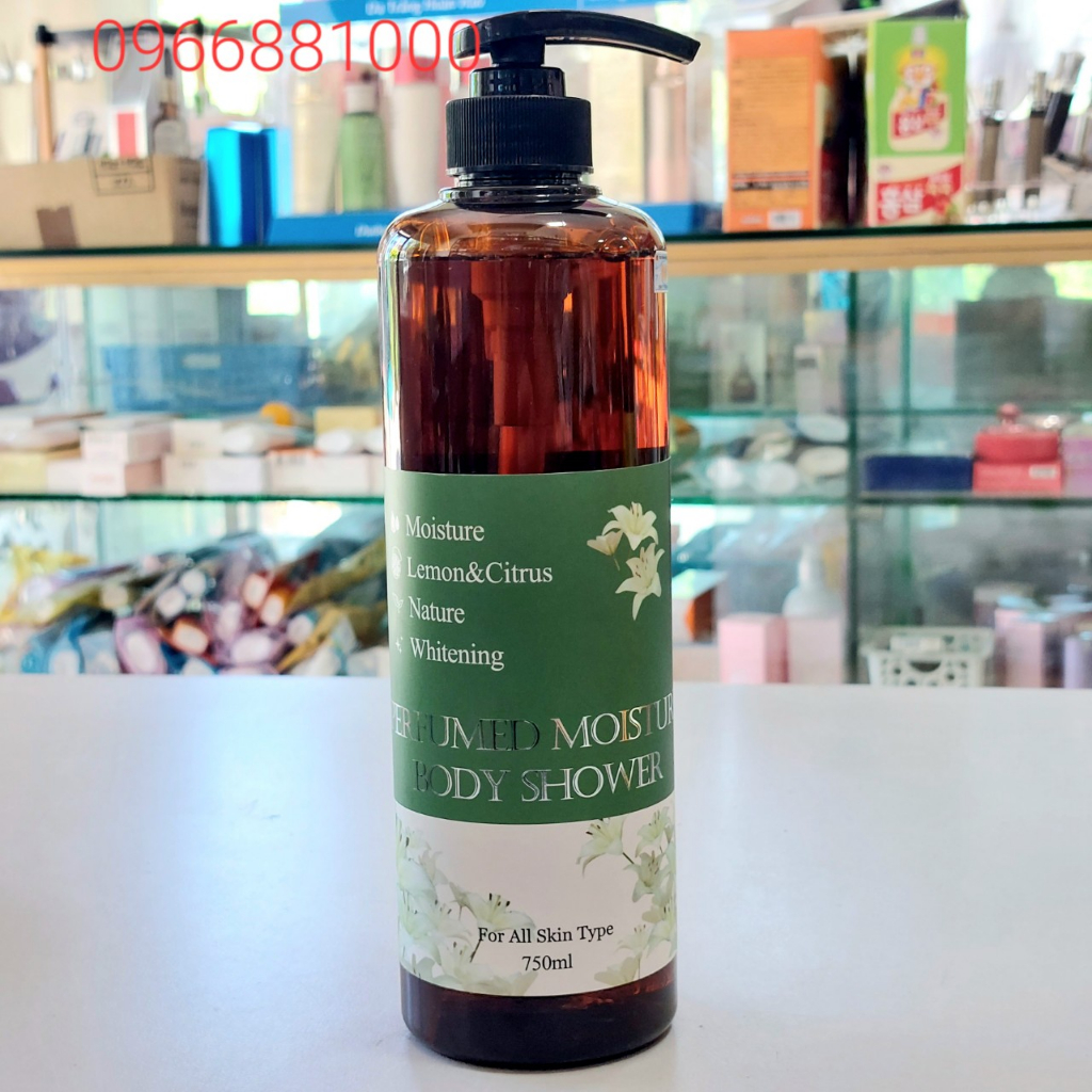 GEL TẮM TRẮNG DA - HƯƠNG NƯỚC HOA  PRIVIA PERFUMED MOISTURE BODY SHOWER GEL