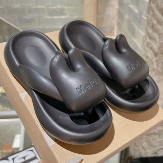  Dép Kẹp Nữ Xỏ Ngón Hình Thỏ Cao Cấp Đế 3 Phân Thời Trang Mũi Tròn - Trinh Lê Shop Giày Dép 