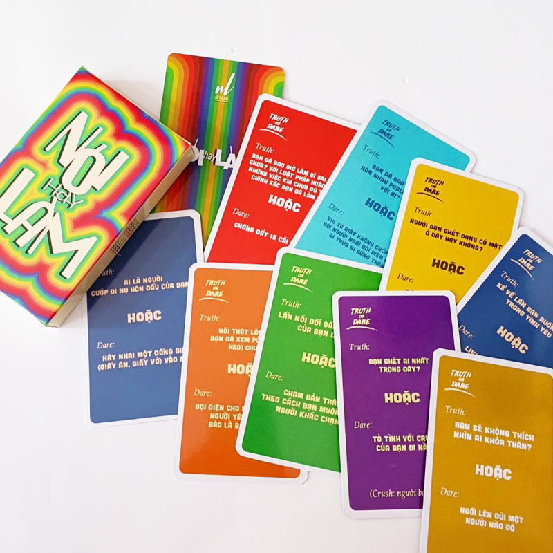 Bộ Bài Nói Hay Làm “Truth or Dare” Thật Hay Thách Phiên Bản Việt Hoá Bộ Bài Drinking Game 30 Lá