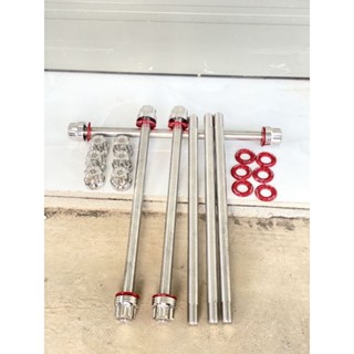  cốt trục inox salaya 12li 23cm lắp cho các dòng phuộc usd độ và gắp độ xe điện giá 1 chiếc  