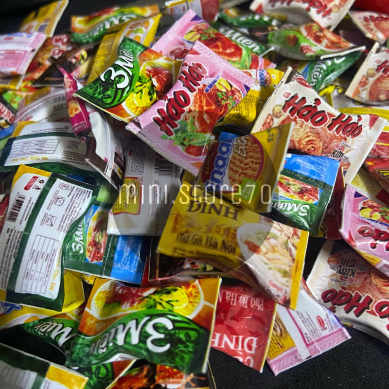 Mô hình đồ chơi các loại mì 3