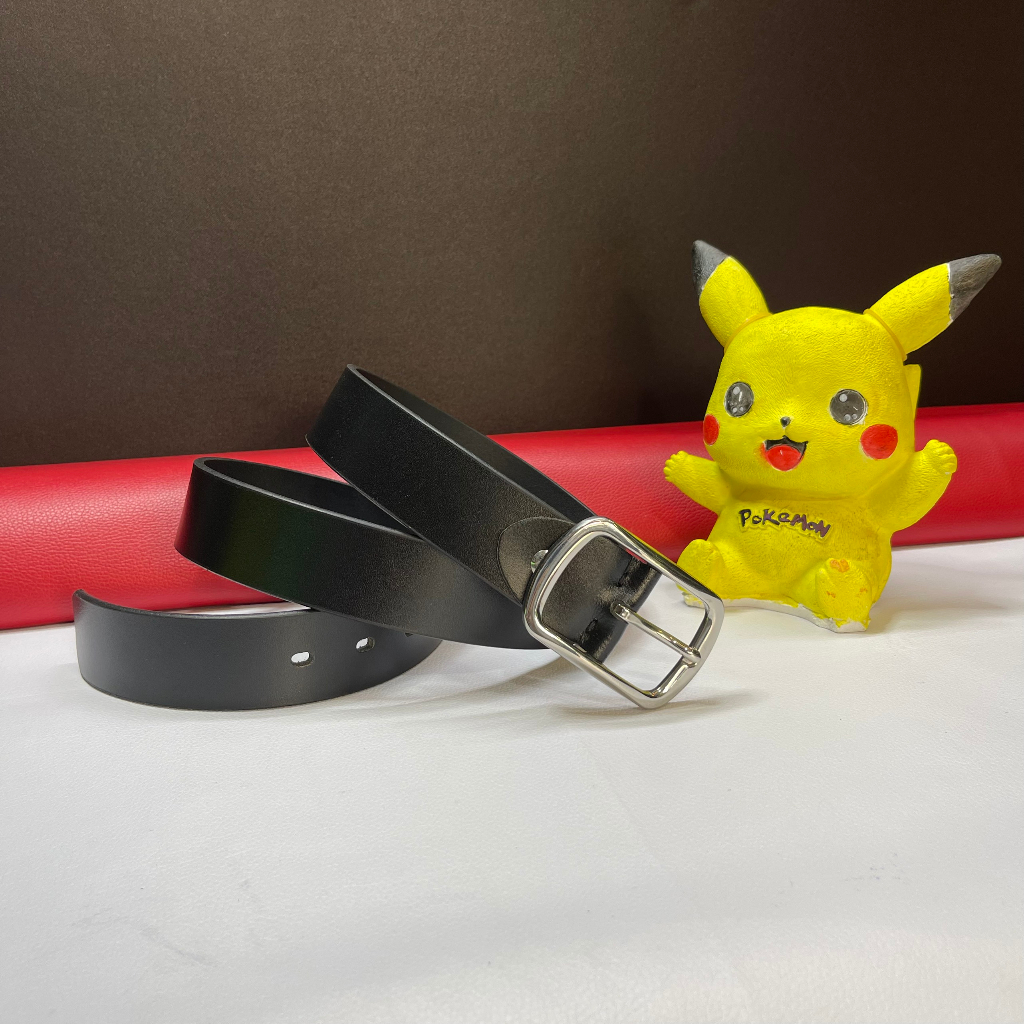 Dây lưng da thật 100% đốt không cháy thắt lưng nam khoá inox 304 không rĩ cao cấp HTL38 bảo hành 3 năm