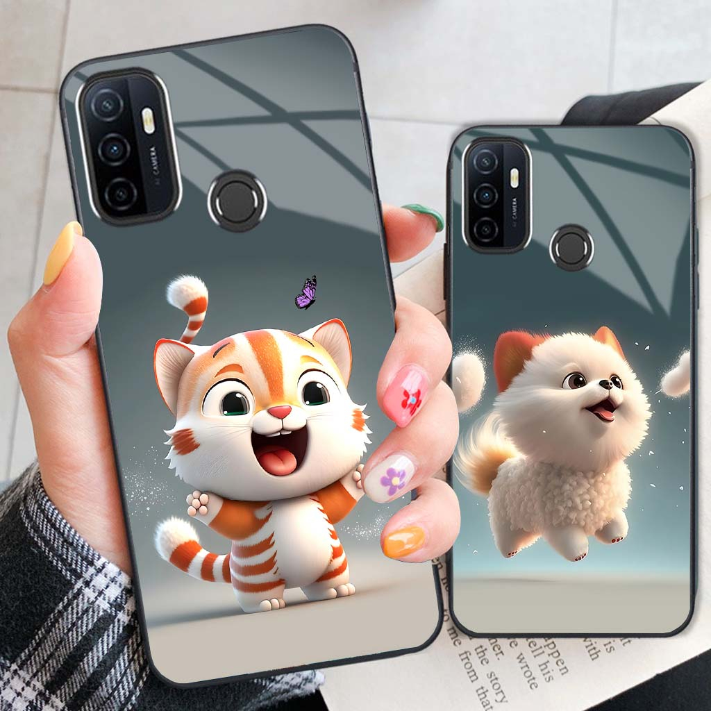Ốp Lưng Oppo A53 Thiết kế bộ 12 con giáp siêu cute