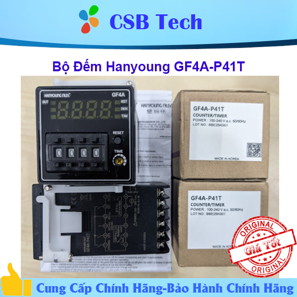 Bộ đếm / Bộ định thời - Hanyoung GF4A-P41T (New fullbox)