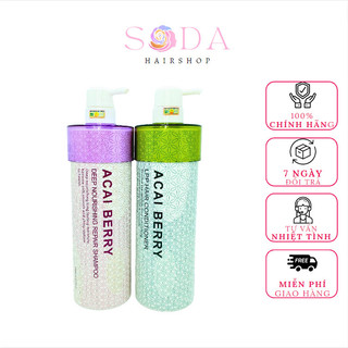 Bộ dầu gội xả acai berry 950ml phục hồi hư tổn, bóng mượt cho tóc