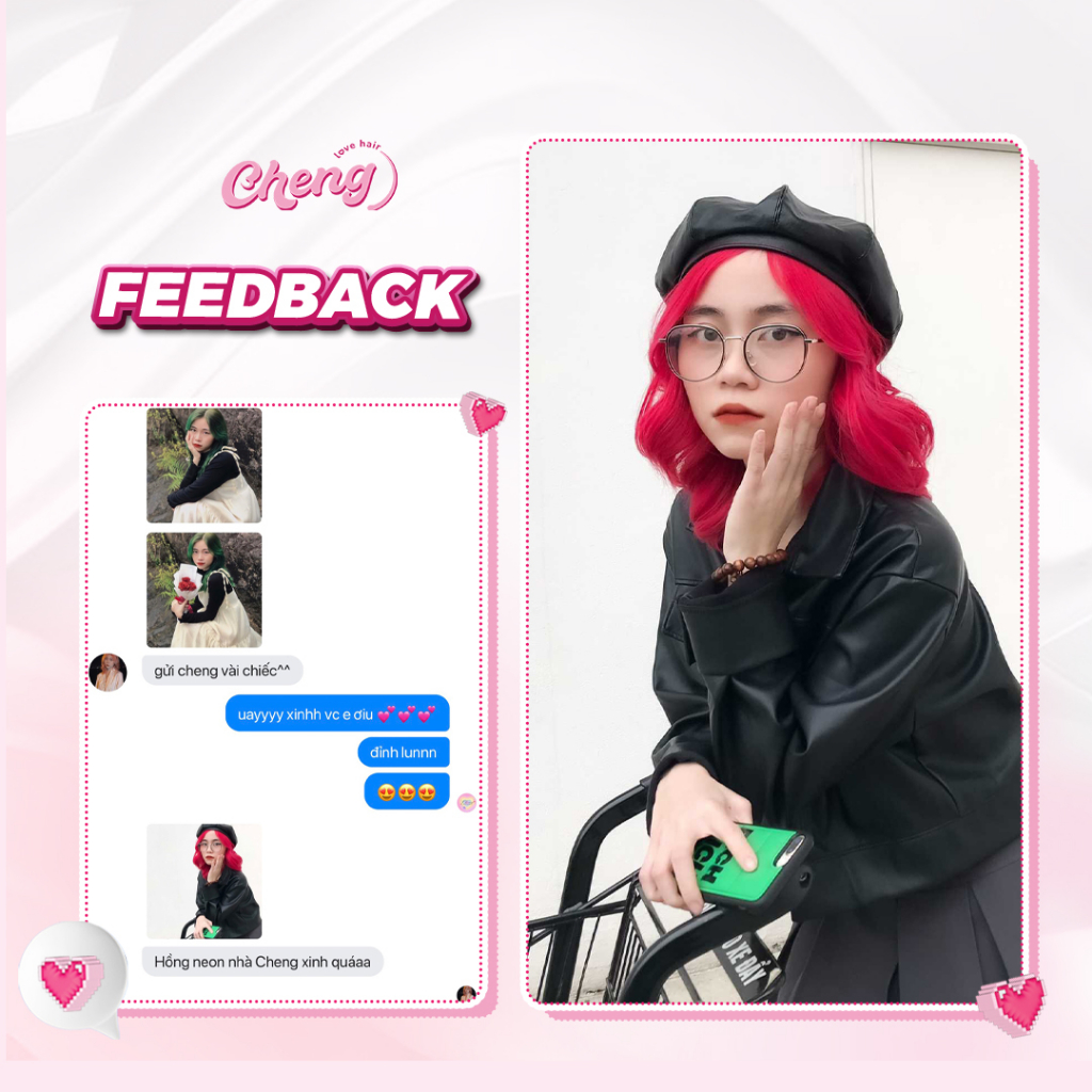 Thuốc Nhuộm Tóc HỒNG NEON Hot Pink | Chenglovehair, Chenglovehairs