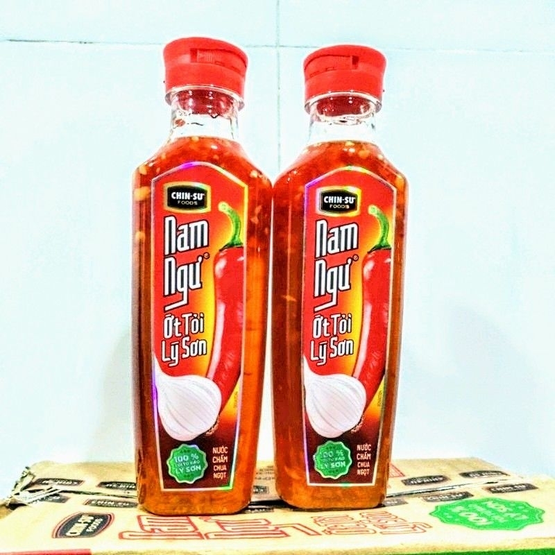 Combo 2 Chai Nước Mắm Nam Ngư Tỏi Ớt Lý Sơn