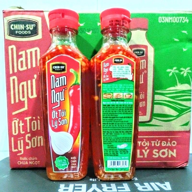 Combo 2 Chai Nước Mắm Nam Ngư Tỏi Ớt Lý Sơn