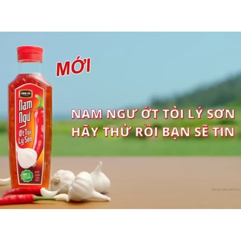Combo 2 Chai Nước Mắm Nam Ngư Tỏi Ớt Lý Sơn