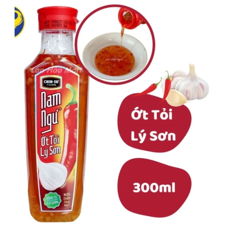 Combo 2 Chai Nước Mắm Nam Ngư Tỏi Ớt Lý Sơn