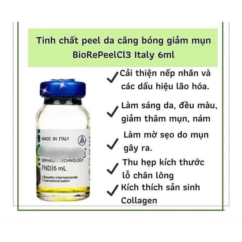 Măng tây baby -  Tinh chất peel da biorepeel cl3