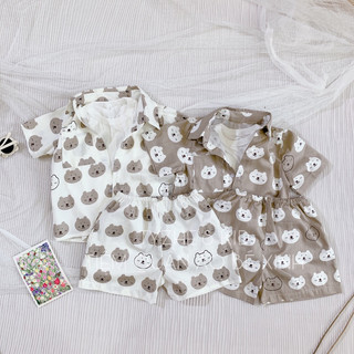 Set bộ sơ mi bé trai