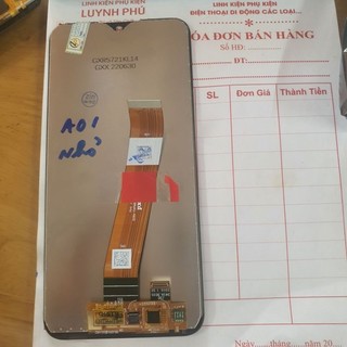 Màn hình samsung A01 socket to và nhỏ tặng keo
