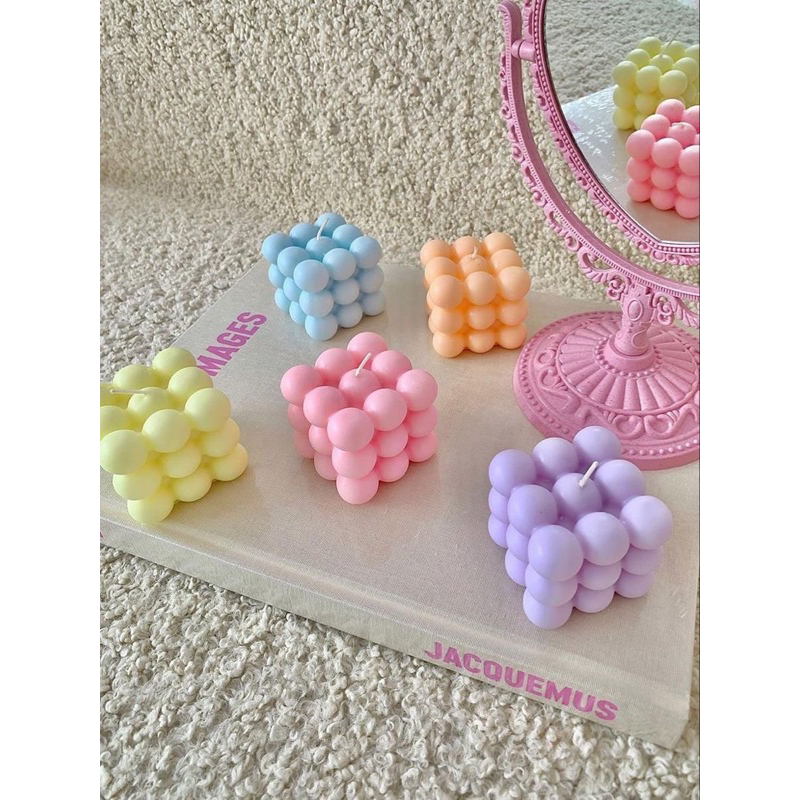 nến thơm không khói  bubble candle