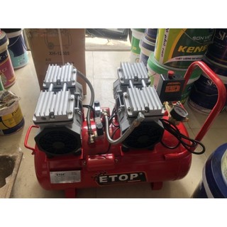 Máy nén khí 50l sạch không dầu Nén nhanh 48s đầy bình, đầu Nén 1200w( 2 đâu 2400w)