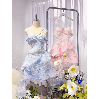 Đầm 2s bèo tà lệch tầng