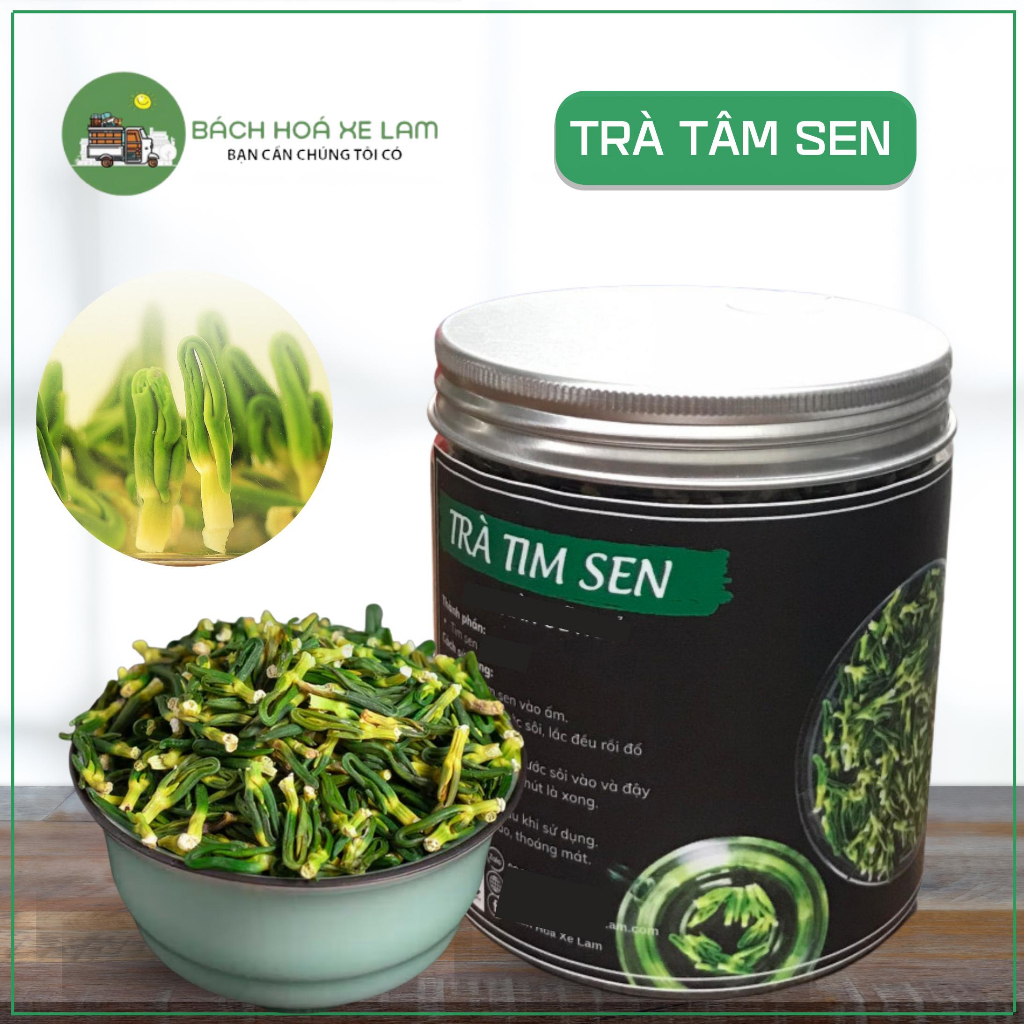 Trà Tâm Sen (Tim Sen) Sấy Lạnh Nguyên Tim | Loại 1 Không Vụn Nát Hỗ Trợ An Thần Dễ Ngủ Giải Nhiệt