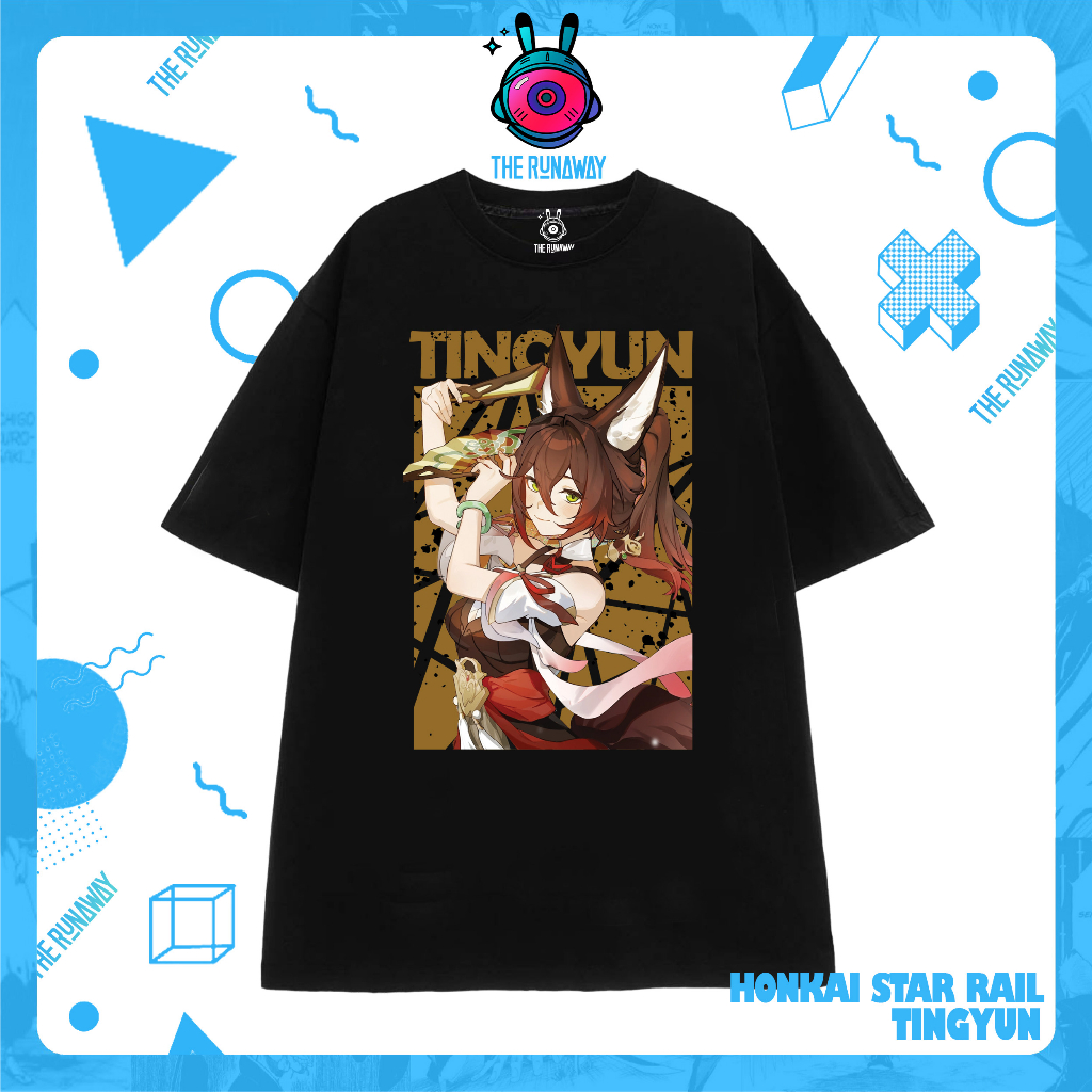 Áo phông Honkai Star Rail: Tingyun Cotton 100% cho Nam/ Nữ by The Runaway