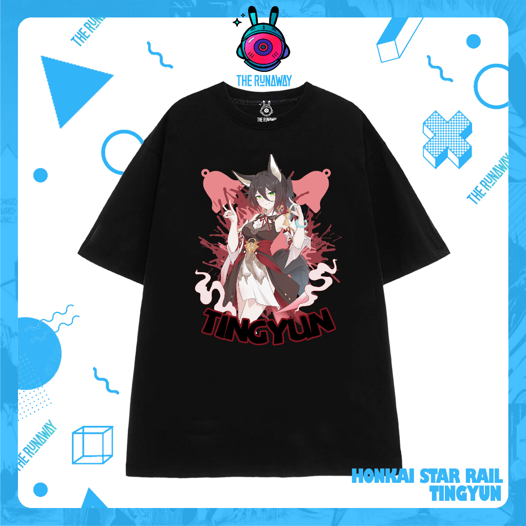 Áo phông Honkai Star Rail: Tingyun Cotton 100% cho Nam/ Nữ by The Runaway