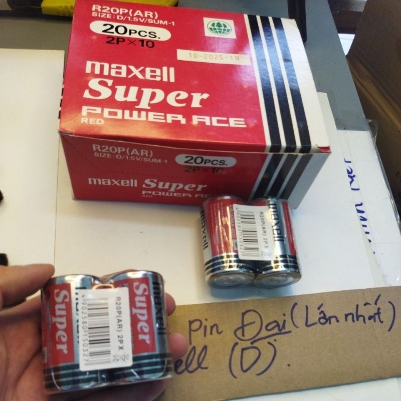 FREESHIP - Pin Đại Panasonic D 1.5v - 1 Hộp 24 viên