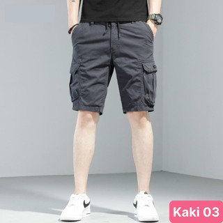 Quần ngố kaki túi hộp